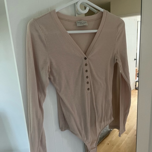 Dress forum oatmeal body suit long sleeve - Picture 1 of 5